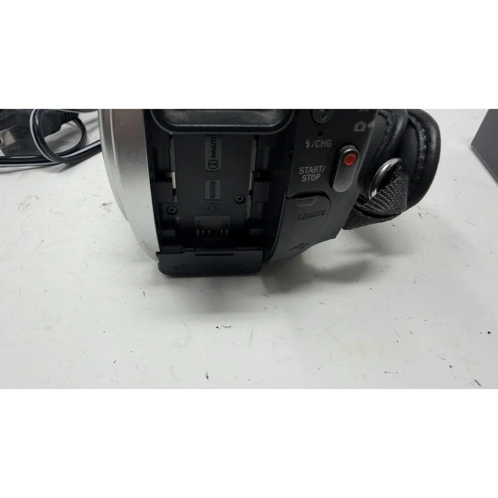 Sony Handycam DCR-DVD408 Carl Zeiss DVD Camcorder Tested Works! +Battery/Charger